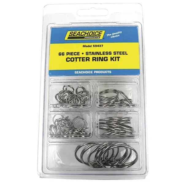 Stainless Steel Cotter Ring Kit - 66 Piece 1