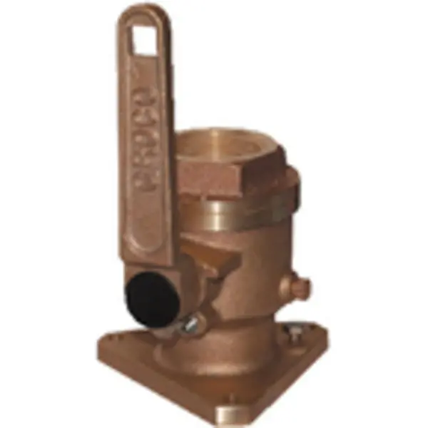 Bv Bronze Full-Flow Flanged Ball-Type Seacock 1
