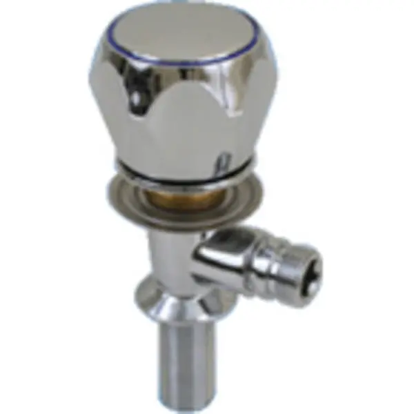Chrome Plated Brass Compact Cold Water Tap For Shower Control W Chrome 1