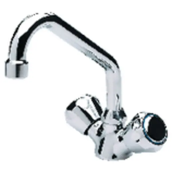 10422 Chrome Plated Brass Galley Mixer Faucet W Swivel Spout, Standard 1