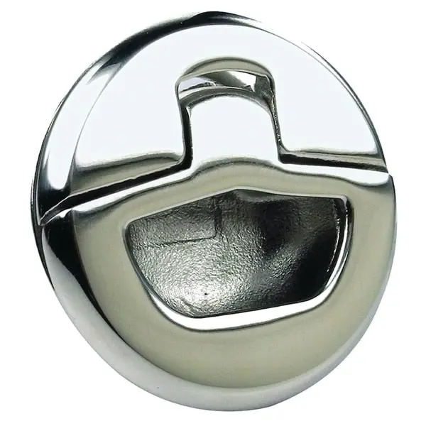 Non-Locking Grand Slam Latch,  Mini Round,  1-3/8",  316 Ss 1