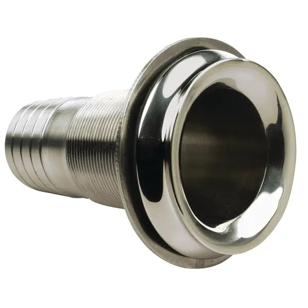 Mega-Flow Dripless 316 Stainless Thru Hull,  1-1/2" 1