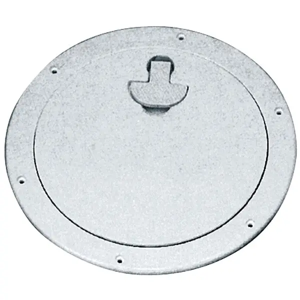 Deck Plate 8" Locking Stark White 1