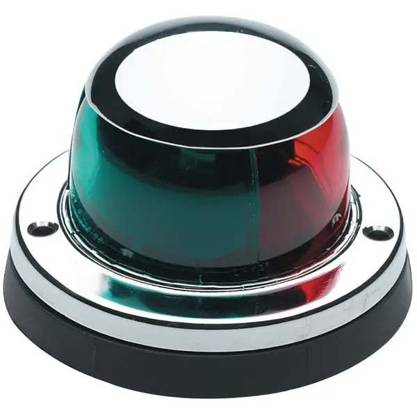 Horizontal Mount Stainless Steel Bi-Color Bow Light,  2-3/8" O.D. 1