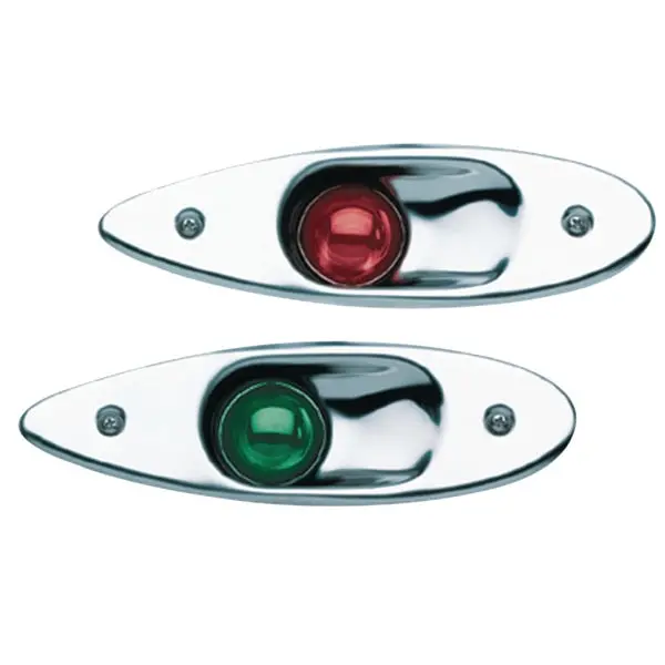 Flush Mount Stainless Steel Sidelights,  7-3/4"Lx2-3/8"W 2-1/2"H 1
