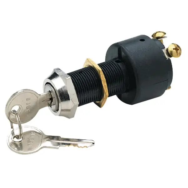 3 Position Heavy Duty Plastic Ignition Starter Switch,  3 Terminals 1