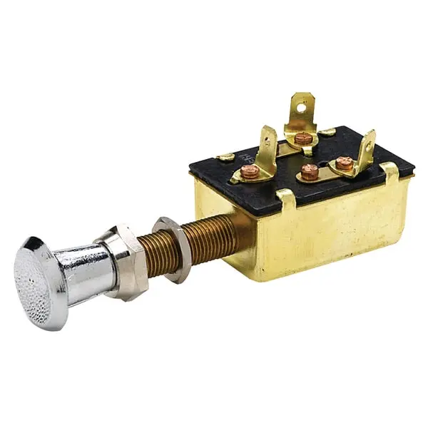 3 Position Push Pull Switch Off/On#1,  On Both #1,  #2 (Spade) 1