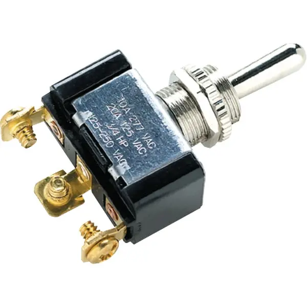 3 Position Toggle Switch With 3 Screw Terminals On/Off/On 1