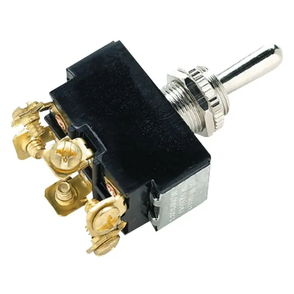 3 Position Toggle Switch With 6 Screw Terminals On/Off/On 1