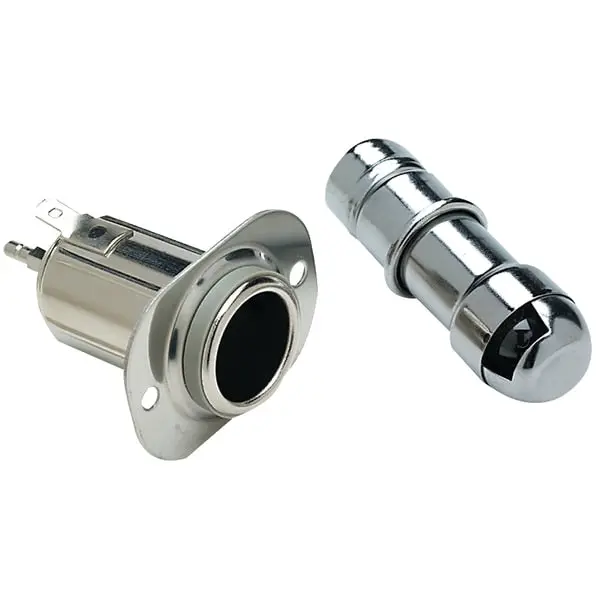 Chartlight/Cigarette Lighter 12V,  Chrome Plated 1