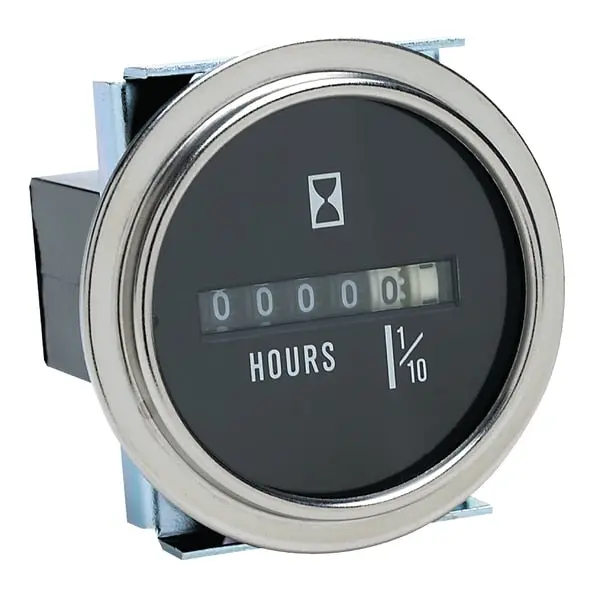 Hour Meter With Stainless Steel Bezel 1