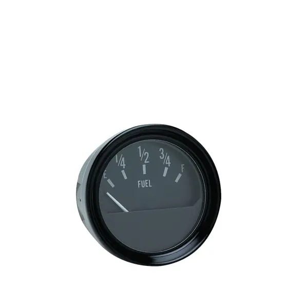 Fuel Gauge,  Black Bezel 1