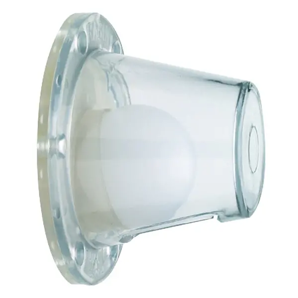 Self Bailing Scupper,  Clear,  Fits 1-1/2" - 3" Openings,  Large 1