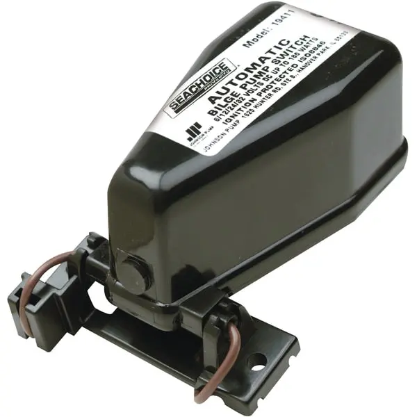 12V Automatic Float Switch,  15A,  4-1/2" X 3" X 2-1/2" 1