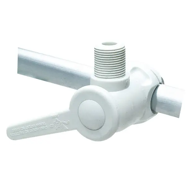 Nylon Antenna Rail Mount - White 1