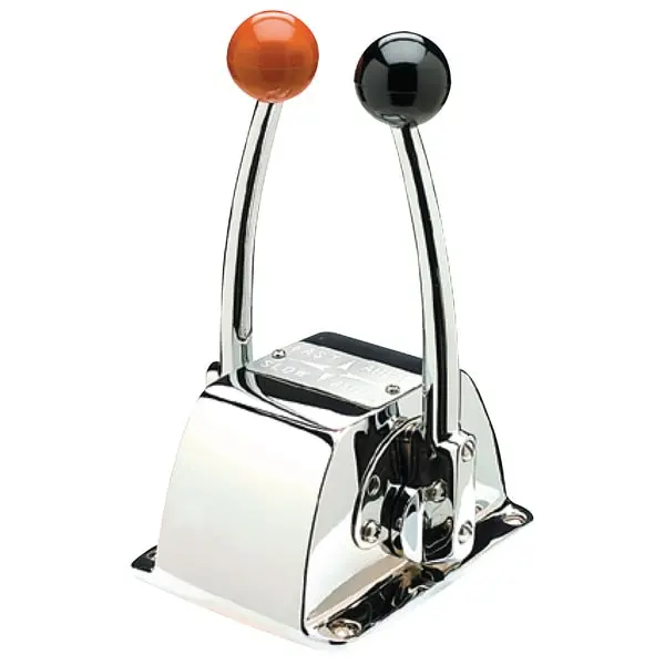 Chrome Plated Brass Twin Lever,  Single Station Control 1