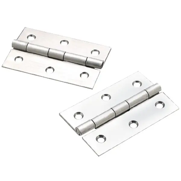 (2) Stainless Steel Fast Pin Type Butt Hinges,  1-5/8" X 2-1/2" 1