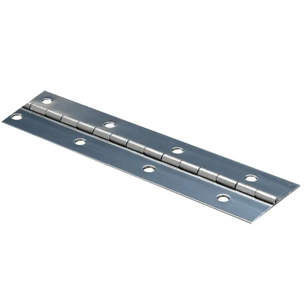 .040 Gauge Stainless Steel 6' Continuous Hinge,  1-1/2" X 72" 1