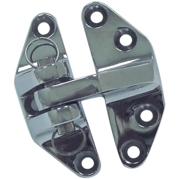 Chrome Plated Brass Hatch Hinge,  2-3/8" X 2-7/8" X 1-1/4" 1