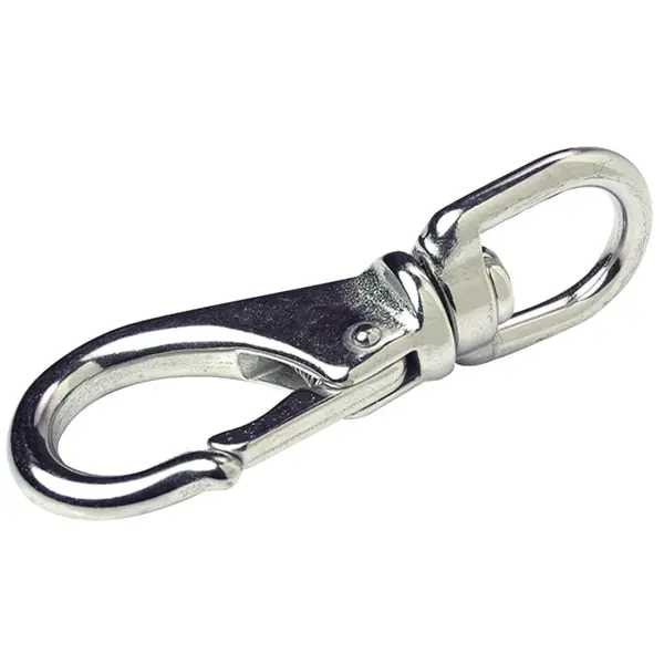 Stainless Steel Swivel Eye Snap,  #2,  1/2" 1