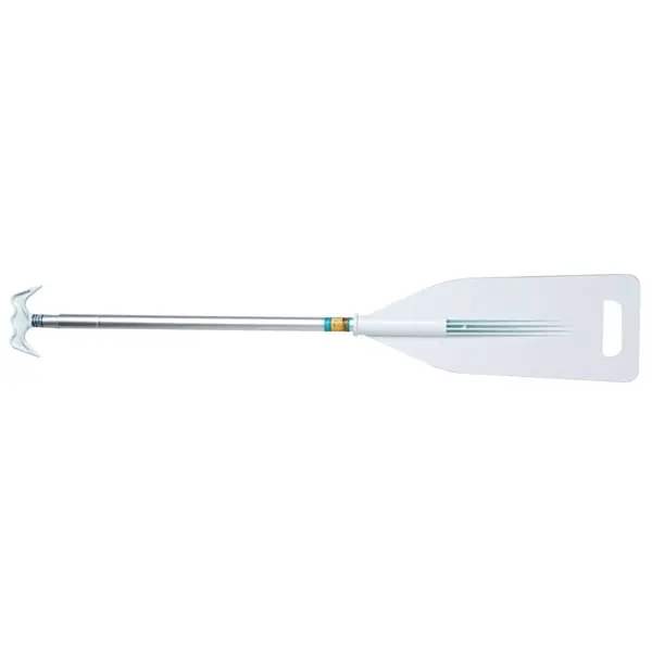 Telescoping Boat Hook And Paddle 4' To 6',  White 1