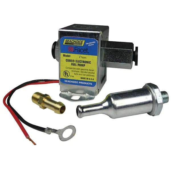 12V Cube Elect.Fuel Pump Kit W/74 Micron Filter,  32 Gph,  11.5-9.0 Psi 1