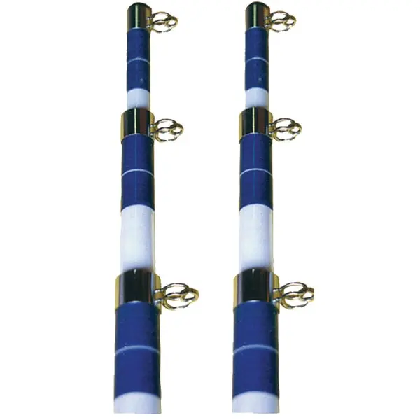 Telescoping Outrigger Pole-15' White/Blue (Sold As Pair) 1
