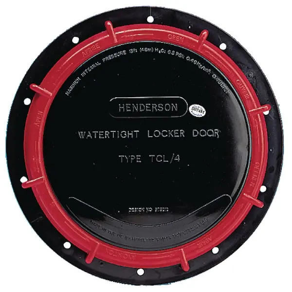 Watertight Locker Door,  Black 1