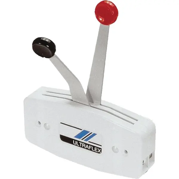 Single Function Dual Lever Side Mount Control,  White 1
