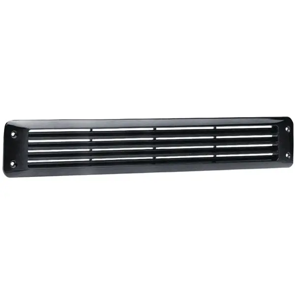 Attwood Louvered Vent Flush Mount-Black 1