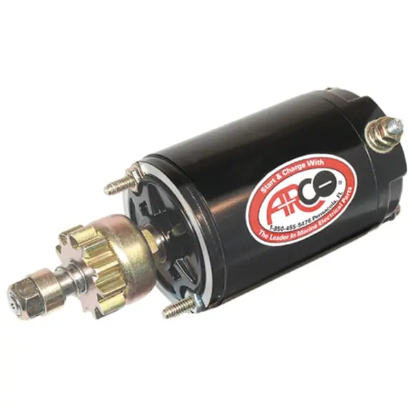 Original Equipment Quality Outboard Starter,  11-Tooth Drive Gear 1