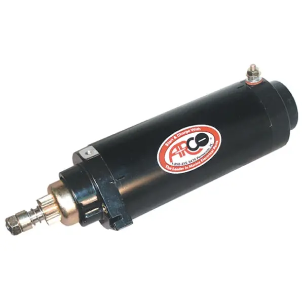 Original Equipment Quality Outboard Starter,  8-Tooth Drive Gear 1