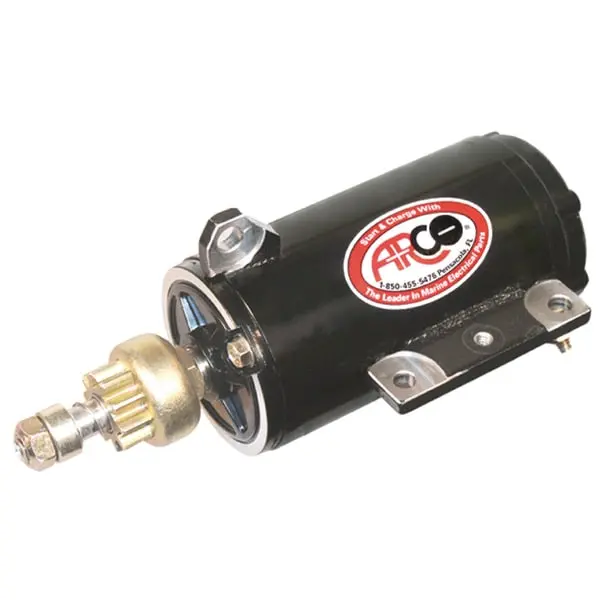Original Equipment Quality Outboard Starter,  10-Tooth Drive Gear 1