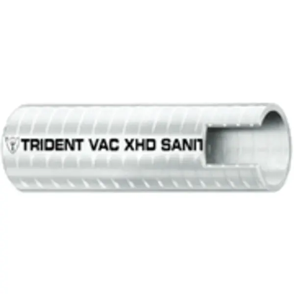 Trident Vac Xhd 1481146 Sanitation Hose; 1-1/4" X 50Ft 1
