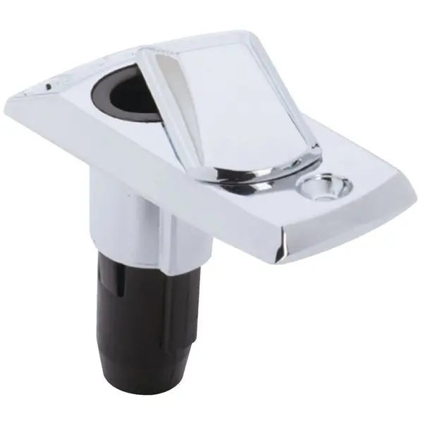 Rectangular 2-Pin Chrome Zamak Base,  Packaged 1