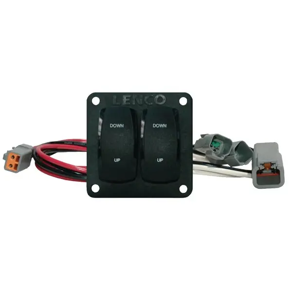 Double Rocker Switch Panel For Single Actuator Trim Tabs 1