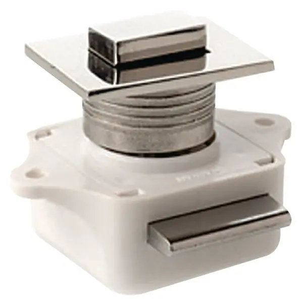 Seadog 225310 Push Button Rim Latch - Square | Stainless/Plastic Housing 1