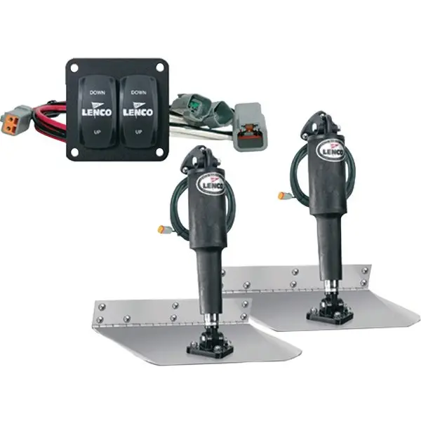 12" X 12" Trim Tab Kit W/Double Rocker Swtch 1