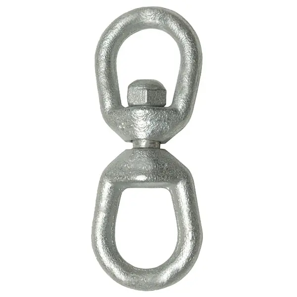 Eye & Eye Swivel-Hot Dip Galvanized-1,  12, 500 Lbs. Working Load 1