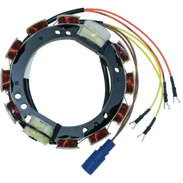 Stator 4 Cyl.,  9 Amp,  Johnson/Evinrude W/ Quick Start & S.L.O.W. 1