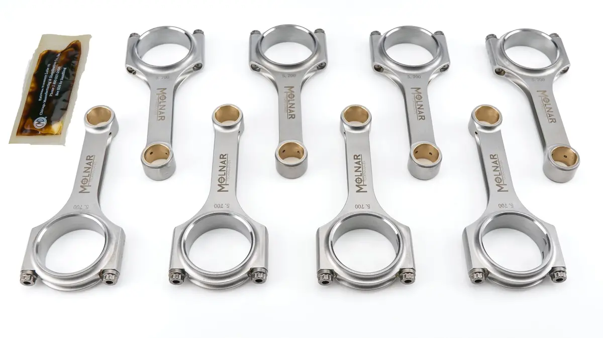 Molnar Power Adder 6.200 H-Beam Connecting Rod Set For Gm Gen Iii/Iv Ls 1