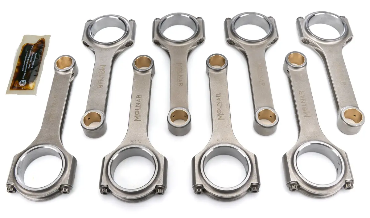 Molnar Ch7100vtb8-A 7.100 H-Beam Rod Set For Chevrolet Bbc 1