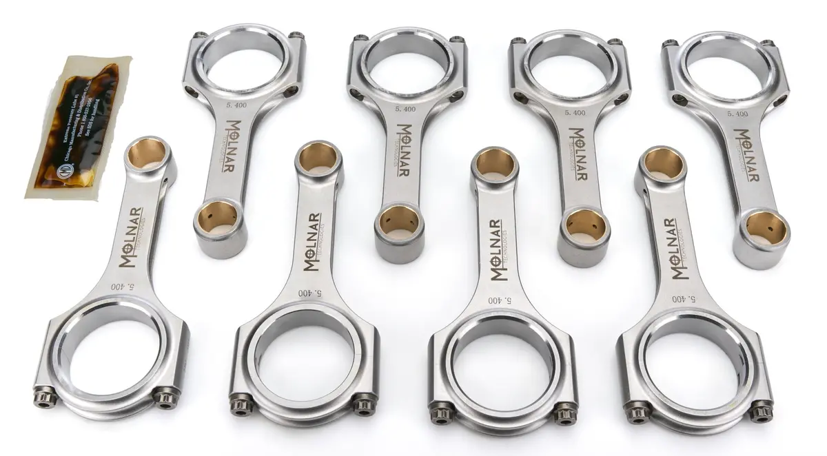Molnar Fh5400nlb8-A 5.400 H-Beam Rod Set For Ford Sbf 302 1