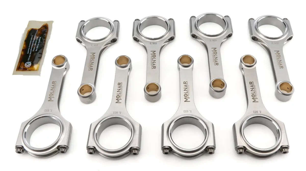 Molnar Fh5933rfb-T8-A 5.933 H-Beam Rod Set For Ford 4.6L Modular 1