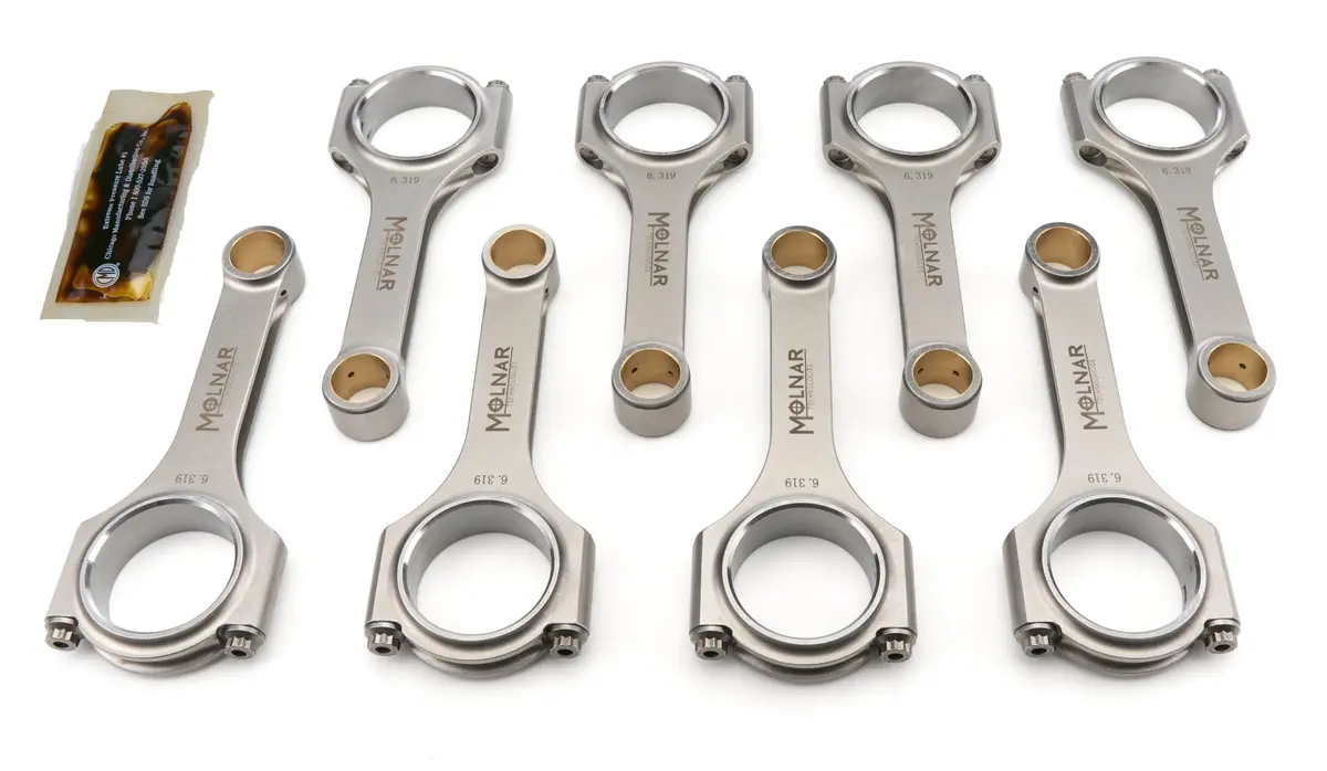 Molnar Fh6319rtb-T8-A 6.319 H-Beam Rod Set For Ford 7.3L Godzilla 1