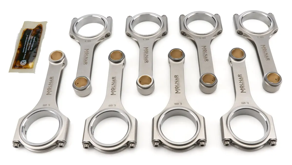 Molnar Fh6488anpb-Fe8-A 6.488 H-Beam Rod Set For Ford Bbf Fe 1