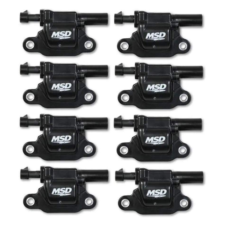 Coil Black Square Gm V8 2014-Up 8Pk 1
