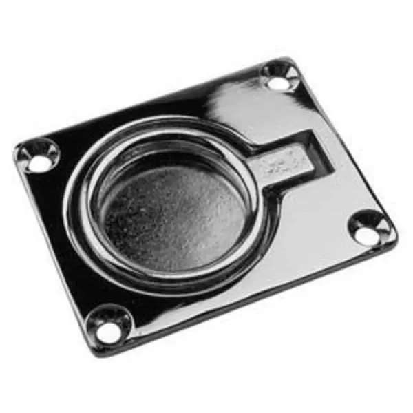 Chrome Brass Ring Pull(Small),  #222400-1 1