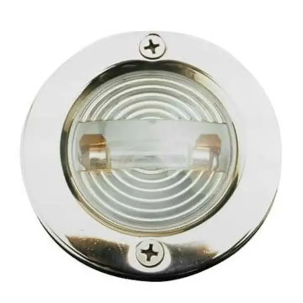 A Stainless Transom Light-Roun,  #400135-1 1