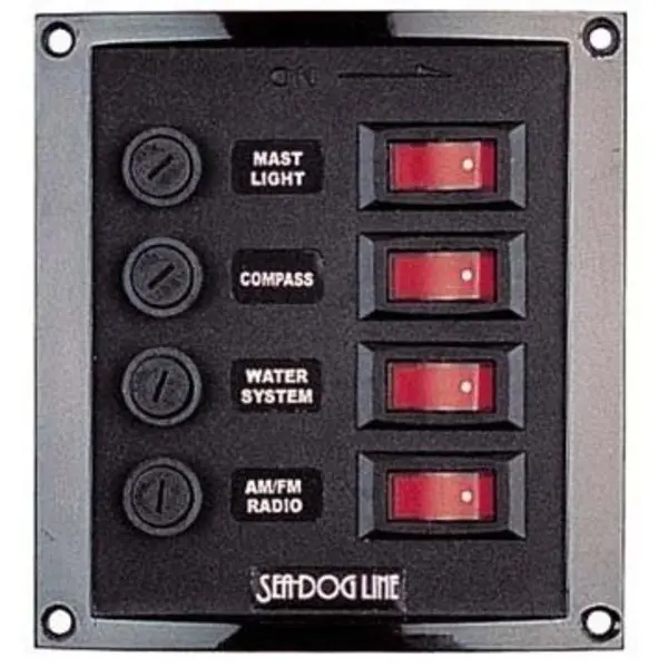 Nylon Switch Panel  Vertical,  #424010-1 1